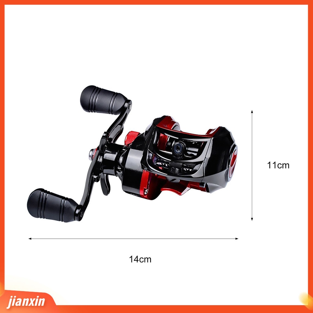(In Stock) Gulungan Pancing 7.2:1 Gear Ratio Fishing Tackle Metal Water Drop Reel Gulungan Pancing Laut Untuk Angling
