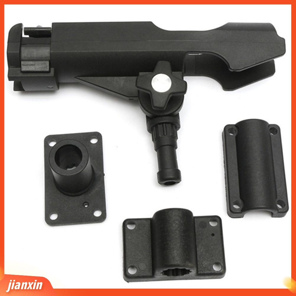 (In Stock) Bracket Holder Pancing Dapat Diputar Dengan Sekrup Untuk Boat Kayaking Yacht Tackle