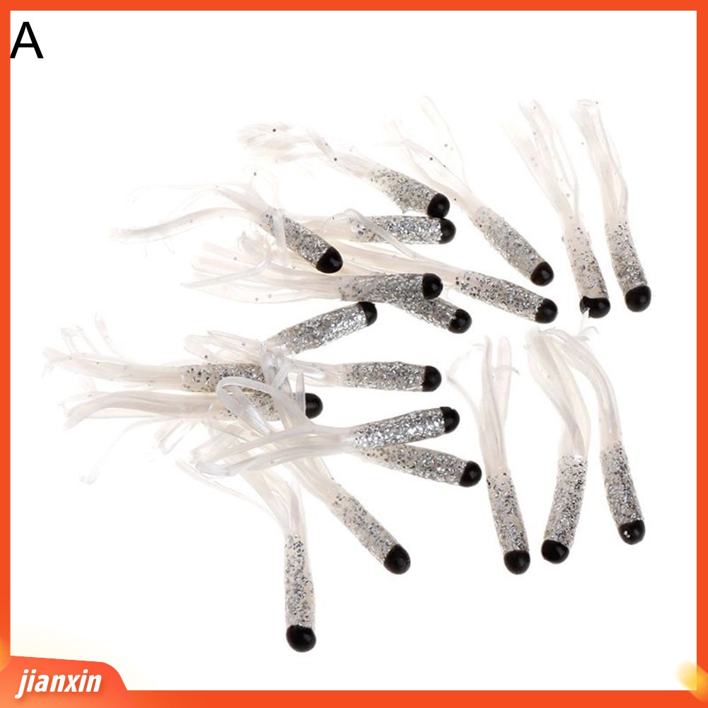 (In Stock) 20Pcs 4.5cm 0.5g Umpan Pancing Soft Lure Payet Buatan Squid Tackle Alat