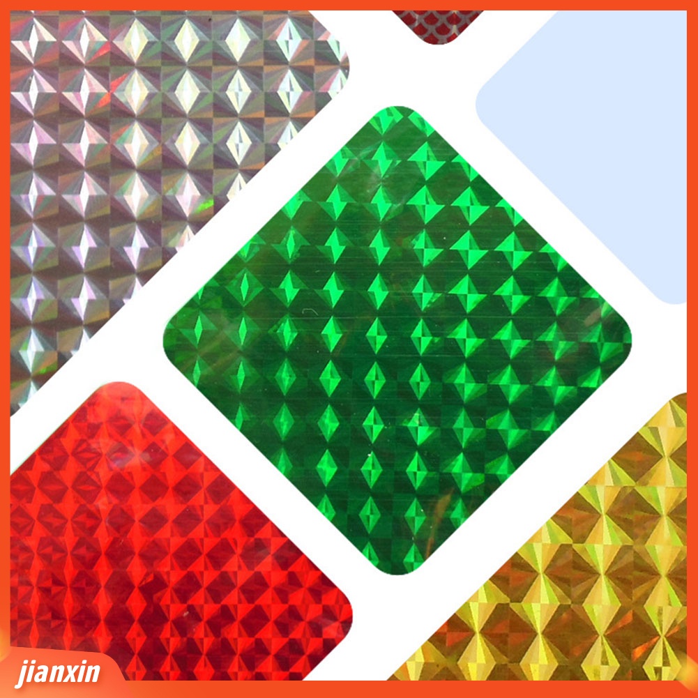 (In Stock) 2Pcs Film Perekat Hologram Flash Fishing Lure Sticker Tape Ikan Aksesoris