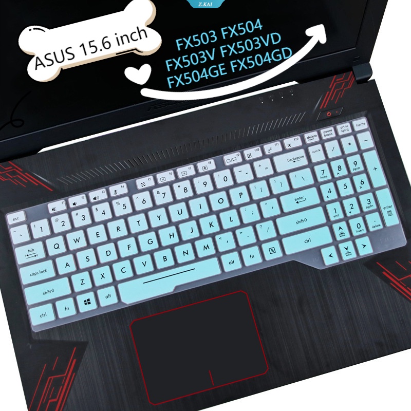 1pcs ASUS 15.6 Inch Aksesori Keyboard Laptop Penutup Pelindung Debu Untuk Cocok Model FX503 FX504 FX503V FX503VD FX504GE FX504GD Film Keyboard Kualitas Tinggi [ZK]