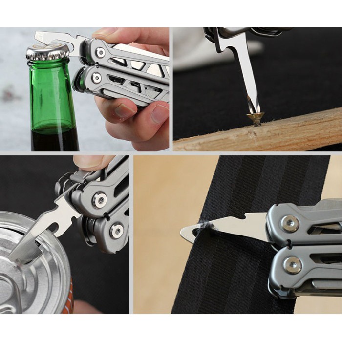 PNK23 HRC78K Multitool Pliers Knife Kit - Pisau Tang Lipat Multifungsi