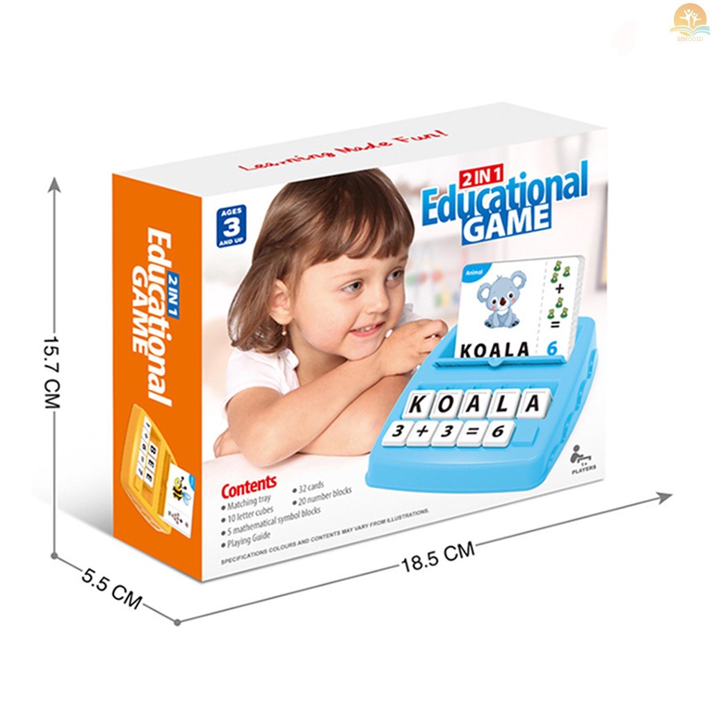 In Stock 2in1 Senada Huruf Game Angka Matematika Menghitung Alfabet Kata Ejaan Pengenalan Objek Mainan Belajar Edukasi Presekolah Hadiah Ulang Tahun Untuk Anak Perempuan Cowok Usia 3th