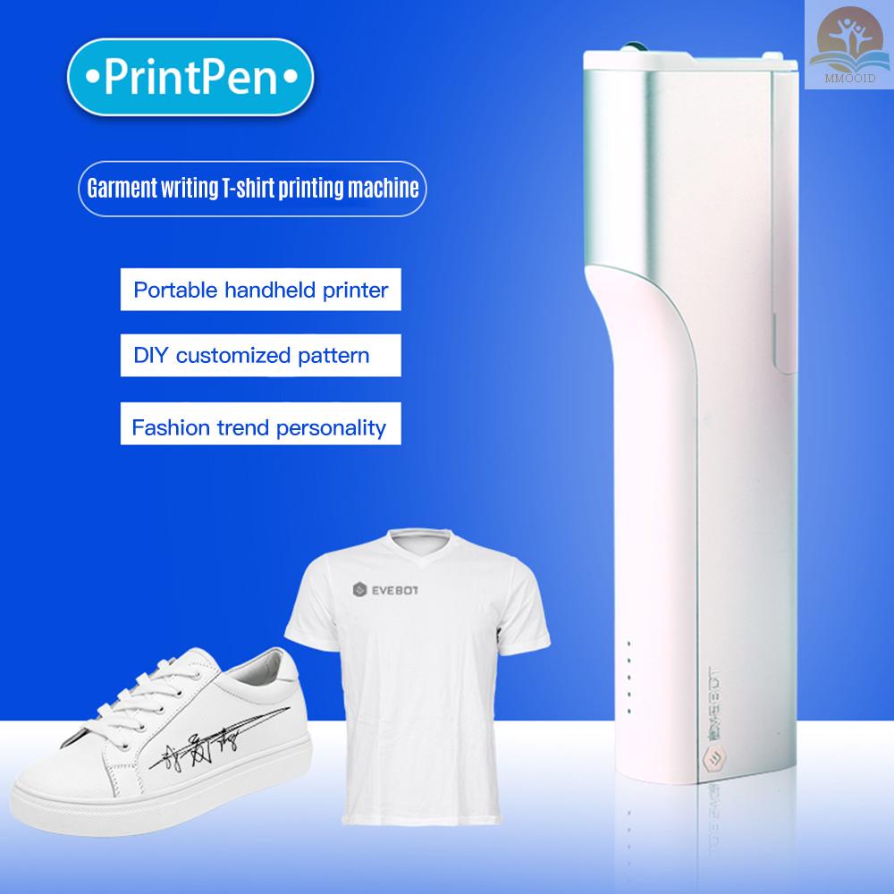In Stock Portable PrintPen Handheld Printer Inkjet Pen Mesin Cetak Tato Kompatibel Dengan Smartphone Android/iOS Untuk Semua Permukaan DIY Pola Pencetakan Kode Tato