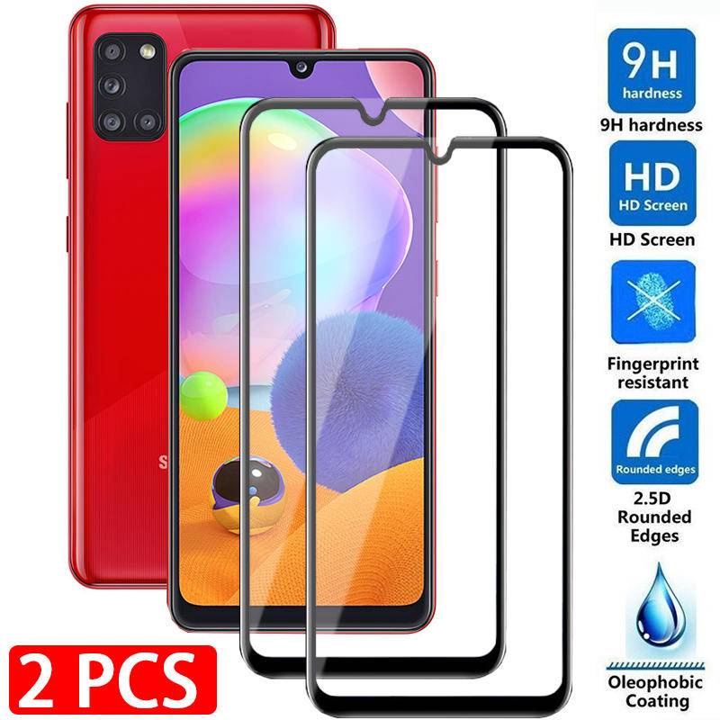 2pcs Tempered Glass Film Untuk Samsung Galaxy M62 M54 M42 M33 M31s M21s M20 M12 M10 Pelindung Layar Untuk Samsung Galaxy F62 F54 F42 F23 F14 F04 F02s M02s M02s M01s