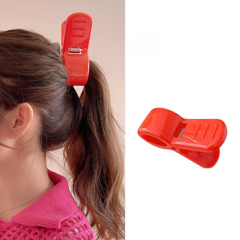 Kartun Baru Klip Rambut Plastik Fashion Lucu Tinggi Ponytail Jepit Rambut Wanita Aksesoris Rambut