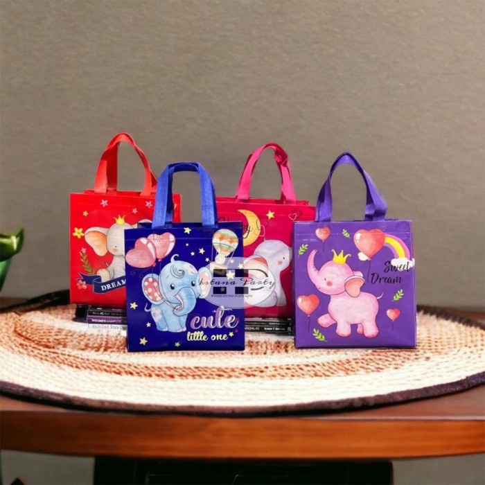 

Tas Souvenir Ulang Tahun Anak / Goodie Bag / Tas Ultah Dumbo - S