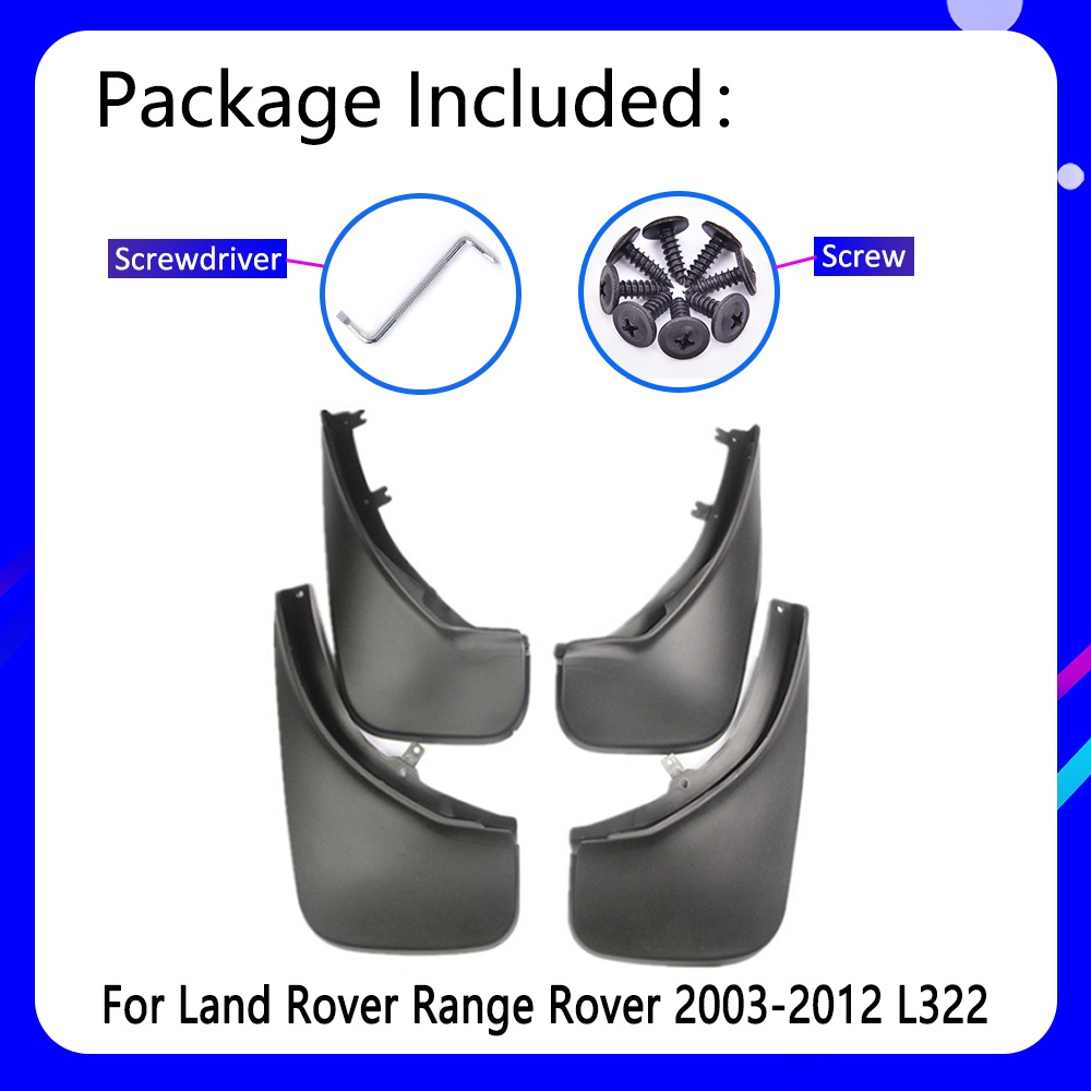 Mudguards Untuk Land Rover Range Rover 2003~2012 L322 2004 2005 2008 2009 Aksesoris Mobil Mudflap Fender Auto Replacement Parts