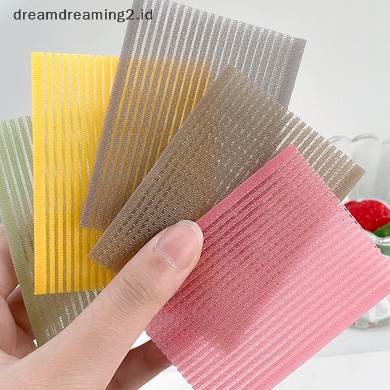 (drea) 10pcs /Pack Barber Paste Rambut Stiker Ada Jejak Gripper Barber Grippers Rambut Holder Hair Styling Cutg Portable Magic Sticker Aksesoris Rambut //