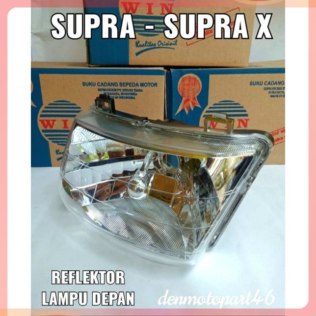 Reflektor Kaca Lampu Depan Motor Honda - SUPRA 100  SUPRA X