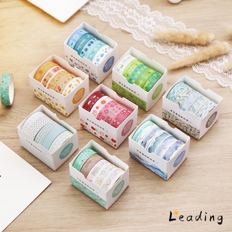 

Vintage Geometry Tape Diary DIY Bahan Dekoratif Sticker Student Sticker Stationery-Le