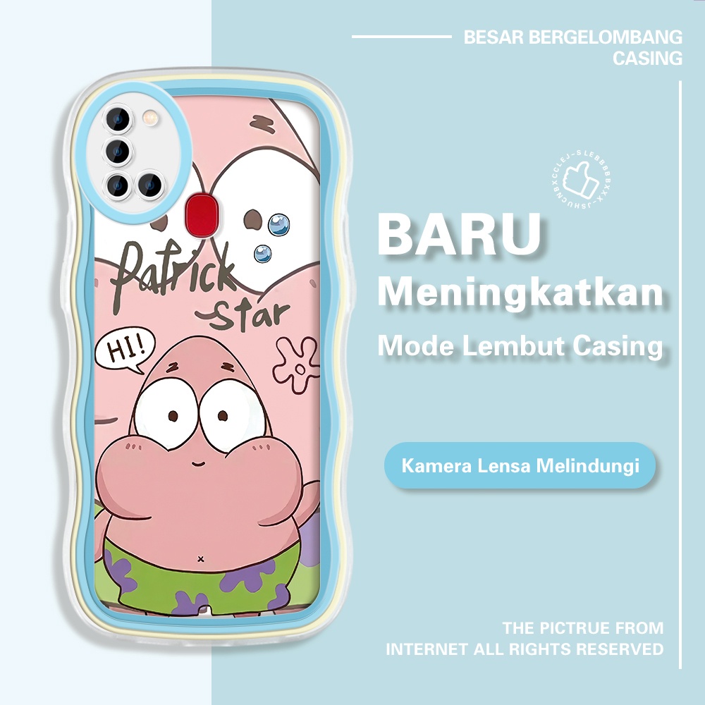 Casing Hp Untuk Compitable With Samsung A21S Phone Case Soft Handphone SpongeBob And Patrick Star So