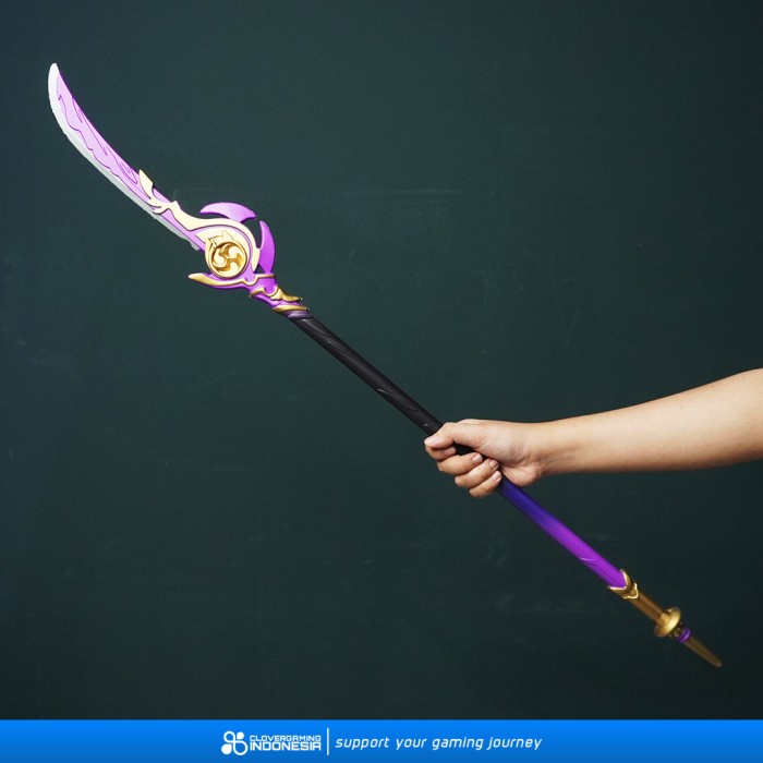 Miniatur Genshin Impact Raiden Shogun Engulfing Lightning Signature