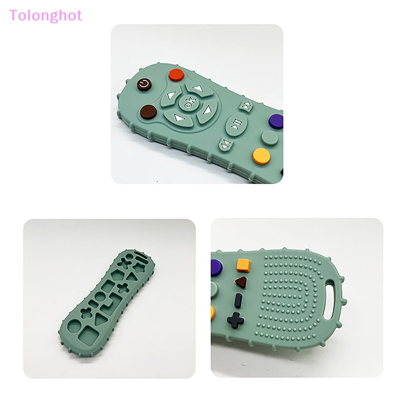 Tolonghot&gt; 1PC Mainan Bayi Silikon remote control silicone game controller teether Bayi teether Bayi Tumbuh Gigi Sumur