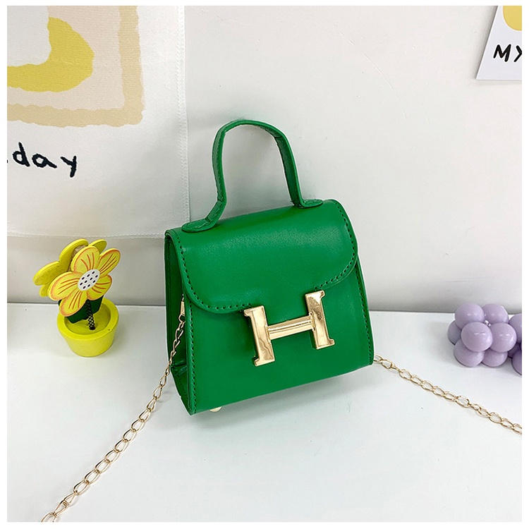 Tas wanita bahan PU Leather model H barang import harga grosir bisa COD