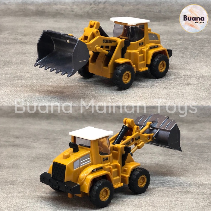 DIECAST KONSTRUKSI ALLOY TRUCK GLW MODEL BULDOSER EXCAVATOR TRUK BEKO - Beko