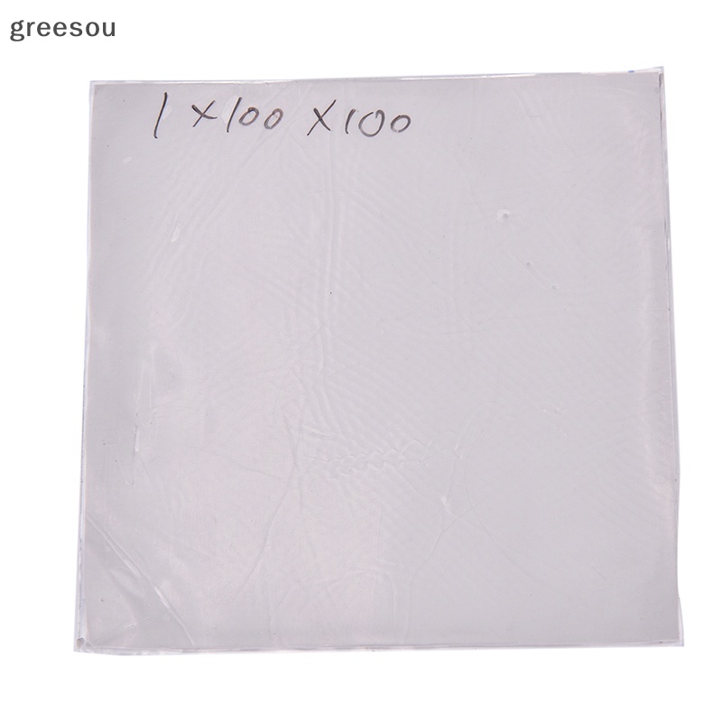 Greesou GPU CPU Heatsink Pendingin Thermal Conductive Silicone Pad 100mmx100mmx1mm ID