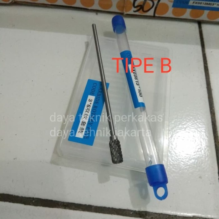 mata tuner long 3 x 6 tipe B - bor cuner panjang - mata porting motor tuner porting dtp