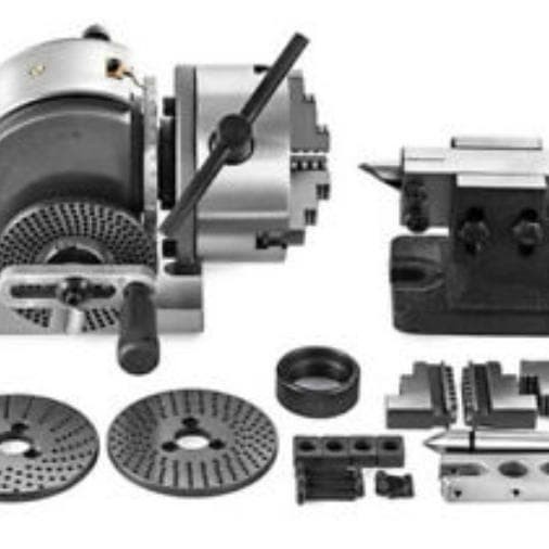 DIVIDING HEAD 125MM BS / KEPALA PEMBAGI MILLING / 4 AXIS SPINDEL penjepit milling