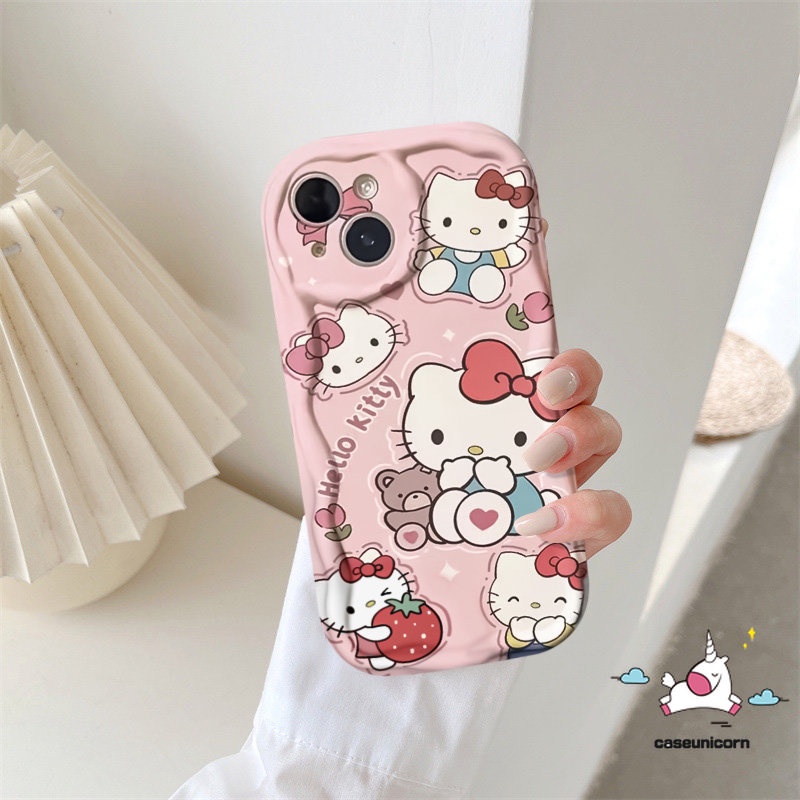 Casing Ponsel Pochacc Kuromi Lucu Untuk Infinix Hot 30i 9 8 10Lite Smart 6Plus 7 6 5 Hot 10 12 30 11 8 20 9 Play Note12 G96 Kartun Doodle Hello Kitty Tpu Soft 3D Wavy Curved Edge Case