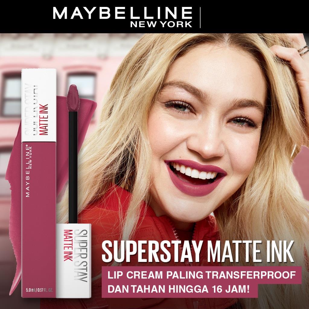 CLAIYDREAM LIPSTIK LIPCREAM MAYBELLINE WATERPROOF MAKE UP TAHAN 16 JAM