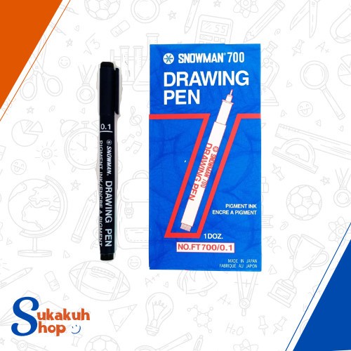 

Snowman Drawing Pen 0.1 / 0.2 - Hitam