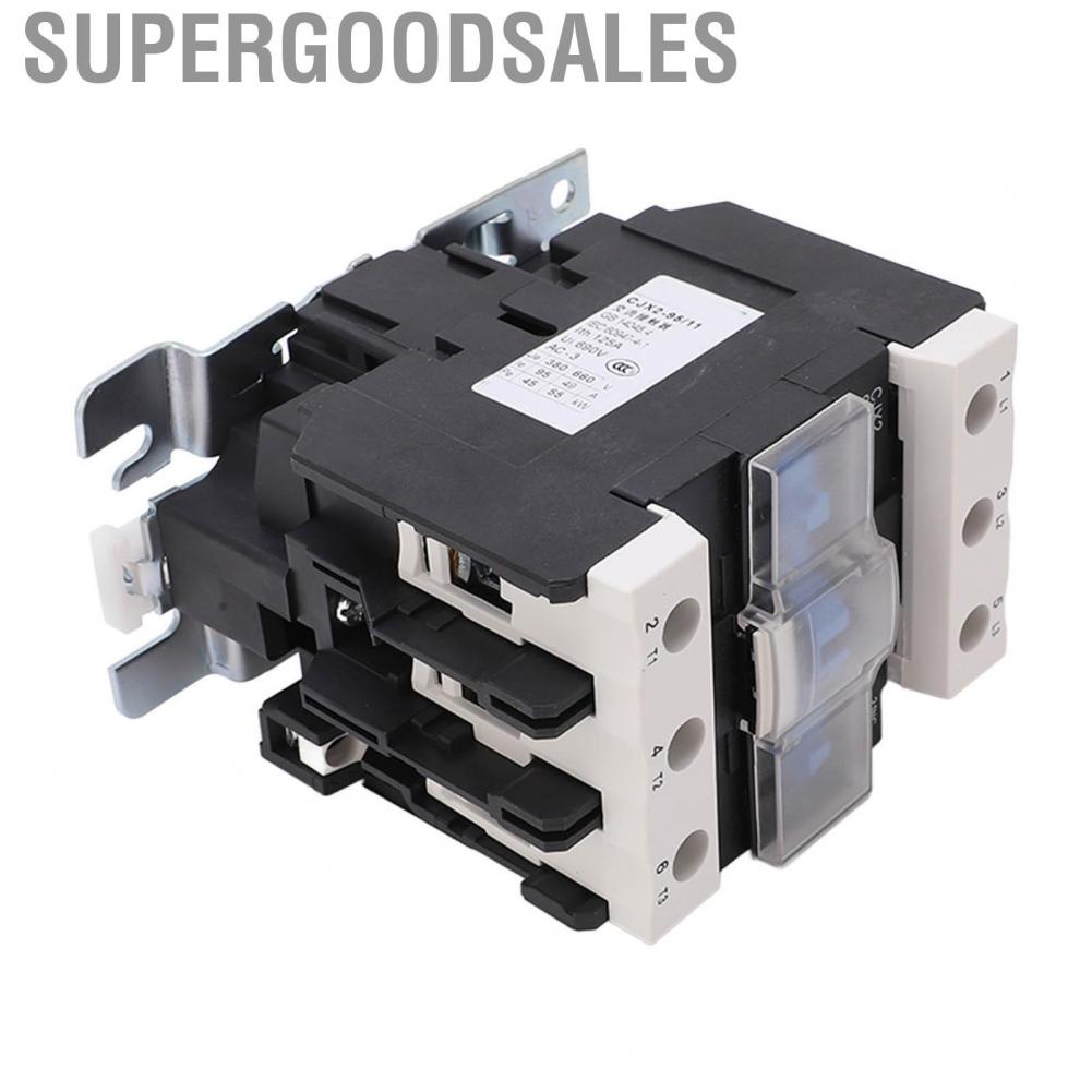 Supergoodsales Electric Contactor AC Sensitive Stable Performance Control Load 220V for Power Distribution Iatrical Equipment