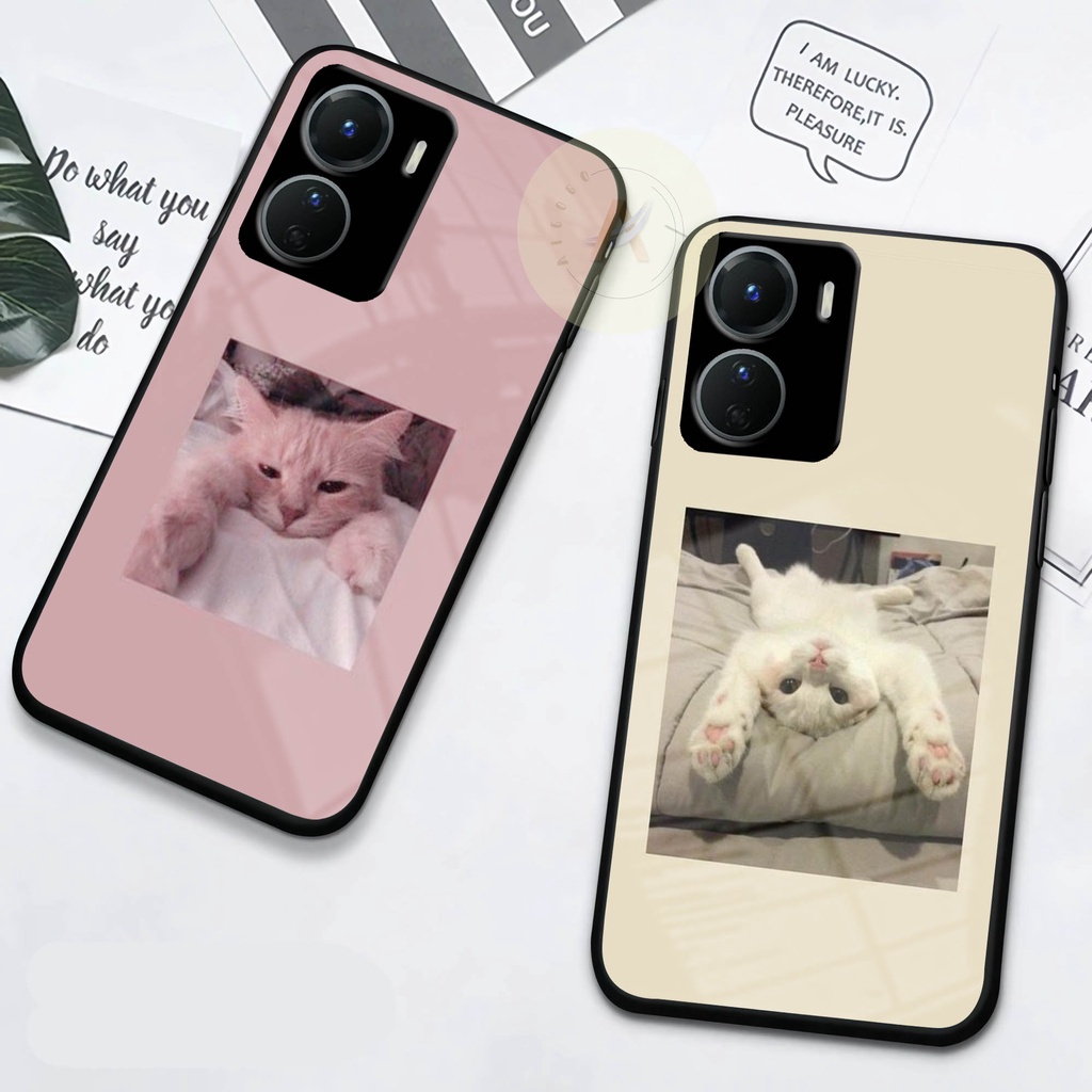 Softcase Glass VIVO Y16 2022 - GK53 - Case HP VIVO Y16 2022 - Case VIVO Y16 2022 - Kesing HP VIVO Y1