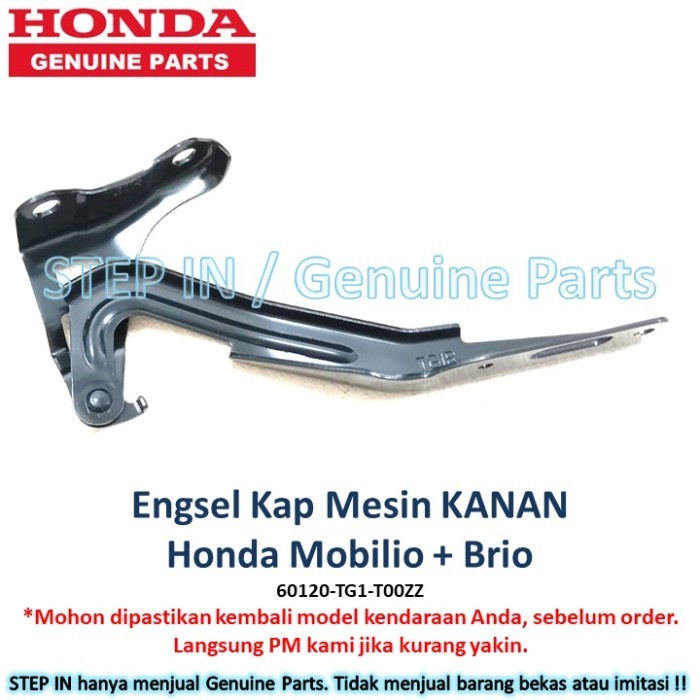 Engsel Kap Mesin Honda BRIO / SATYA / MOBILIO RS S E 2014 2015 2016 2017 2018 2019 2020 2021 2022 20