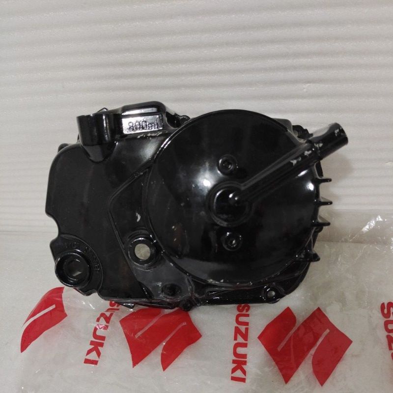 COD Cover Crankcase Bak magnet maknit Kopling Hitam Suzuki Smash 110 lama old Original ASLI - RPMSEM