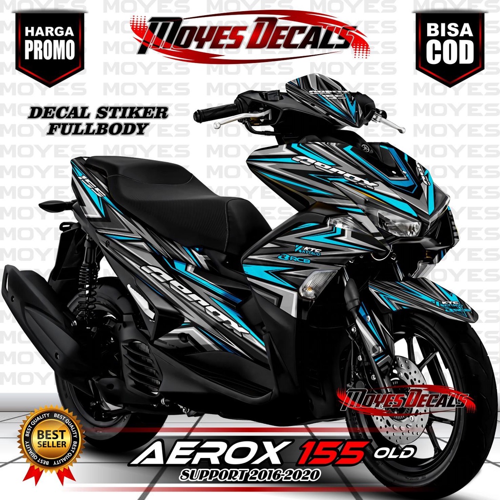 Decal Aerox 155 Old Full Body - Stiker Motor Aerox 155 Old Full Body - Decal Hologram Aerox 155 Old 