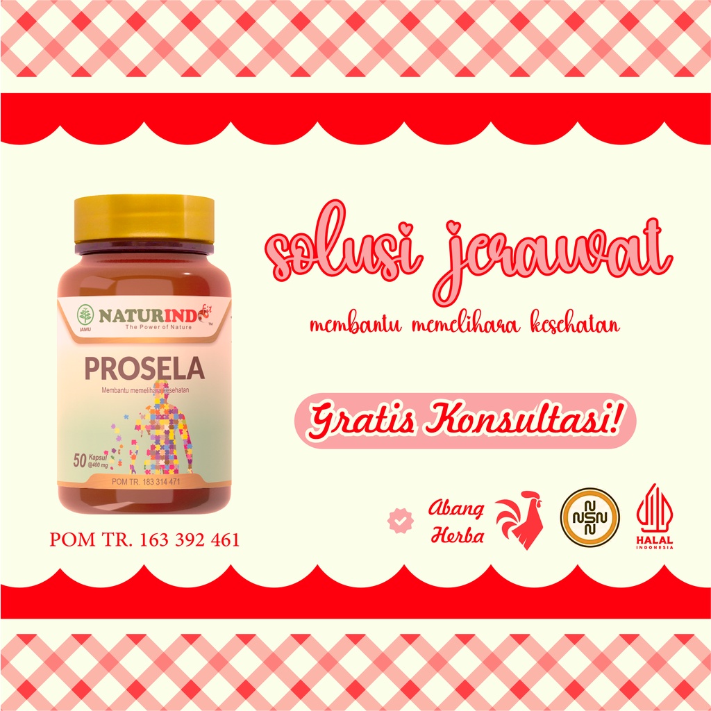 

Prosela (Herbal Alami untuk Merawat dan Regenerasi Sel)