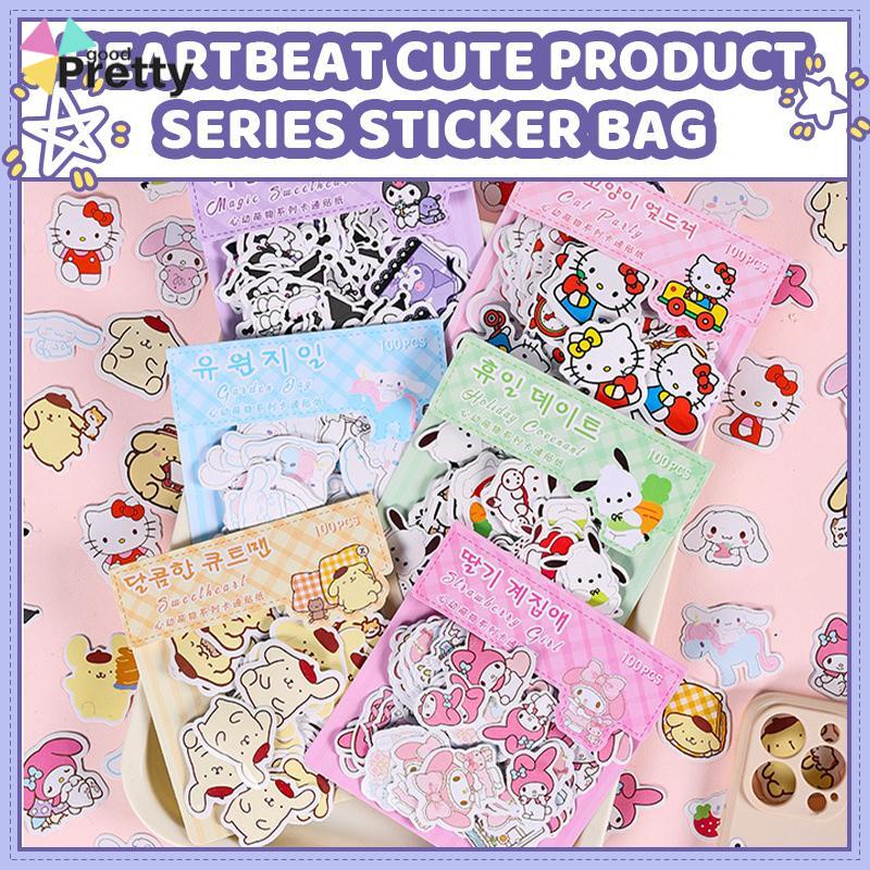 

Stiker kartun kreatif Sanrio seri buku catatan lucu stiker dekoratif - PD