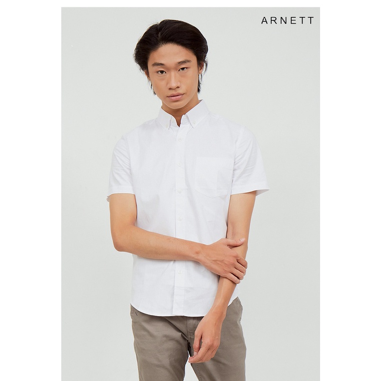 Arnett - Kemeja Pria Warna Putih 2536811701