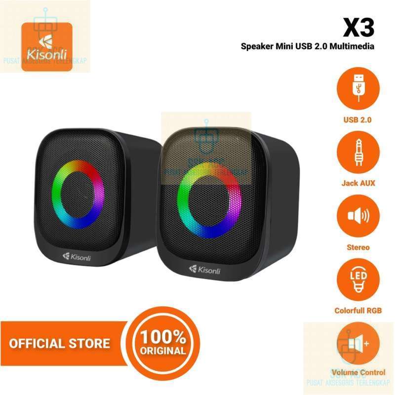 Speaker Komputer Laptop PC Notebook USB Mini Multimedia X3 | Speaker Laptop | Speaker PC | Speaker N