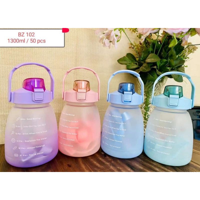 Botol Minum Viral 1,3 Liter Sticker