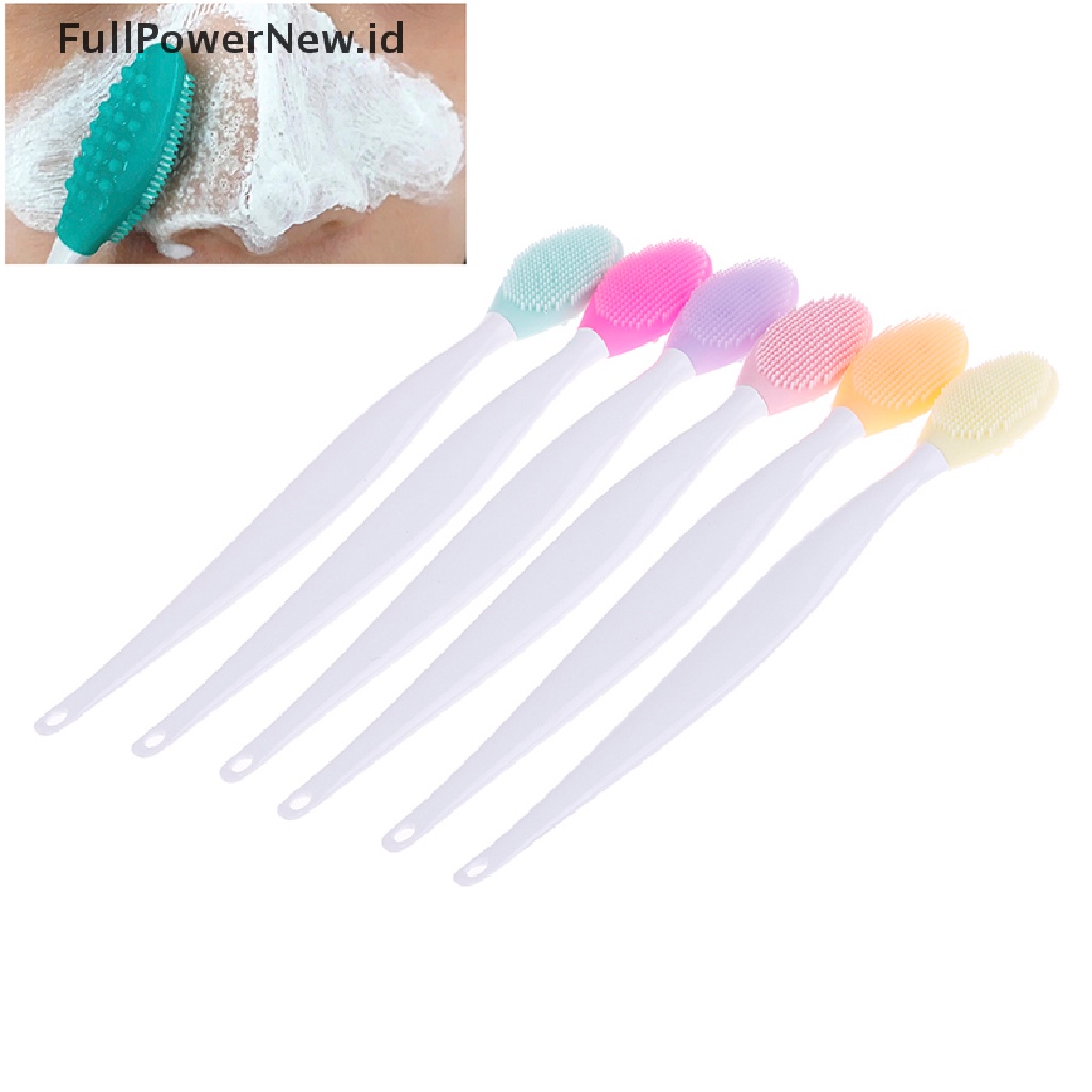 Power Pembersih Pori Hidung Makeup Komedo Jerawat Ukuran Jari Brush Silicone Cu Remover ID