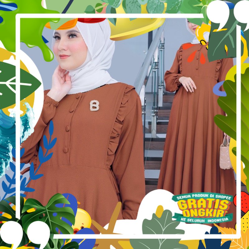 [VICAN] TYAS DRESS GAMIS WANITA BUSUI KONDANGAN PESTA FASHION BUSANA MUSLIM MODERN TERBARU BEST SELL