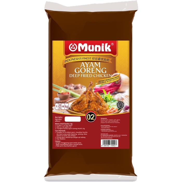 

[Ready sTOCK]cOD Bumbu Munik Ayam Goreng - 1000gr