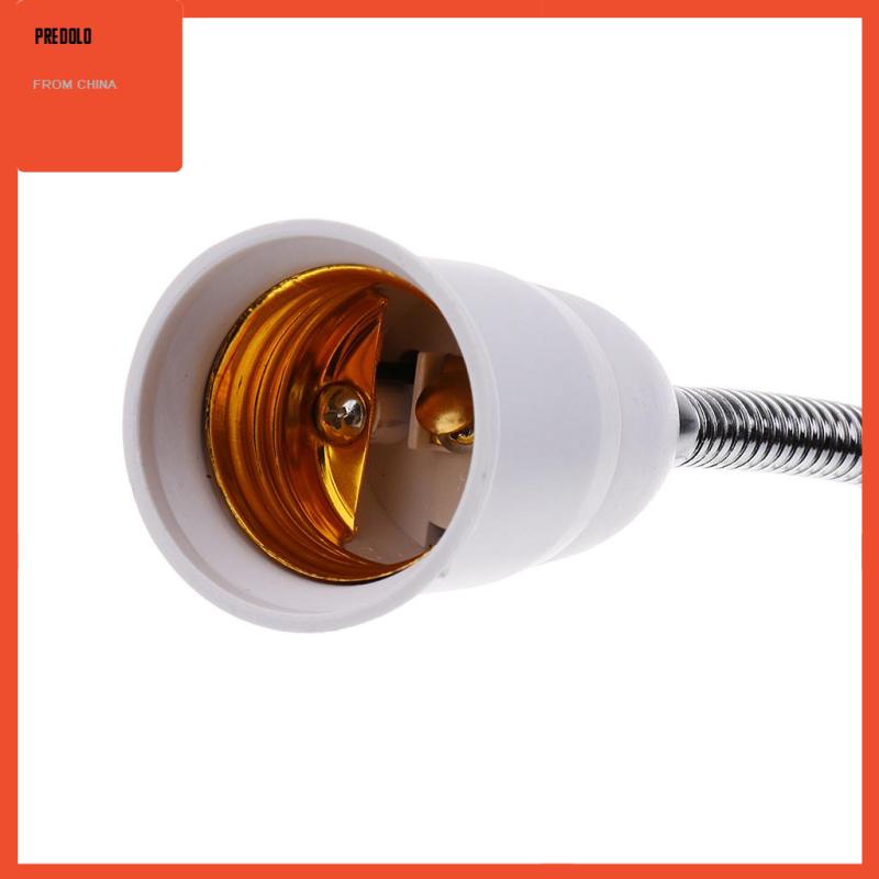 [Predolo] E27 Flexible Clip on Dengan Saklar Lampu LED Lamp Bulb Holder Socket Colokan UK
