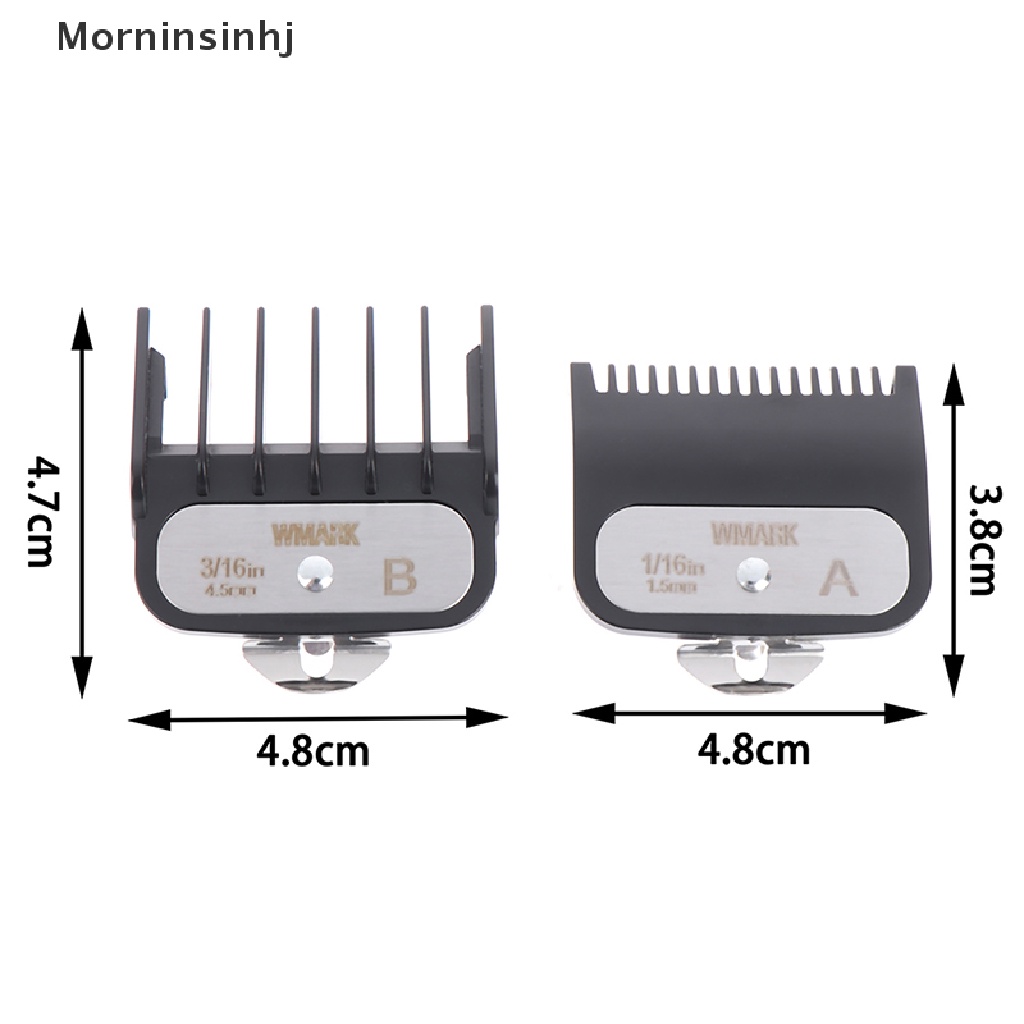 Mornin 1.5MM +4.5MM Hitam Hair Clipper Limit Sisir Cutg Guide Replaceable Universal id