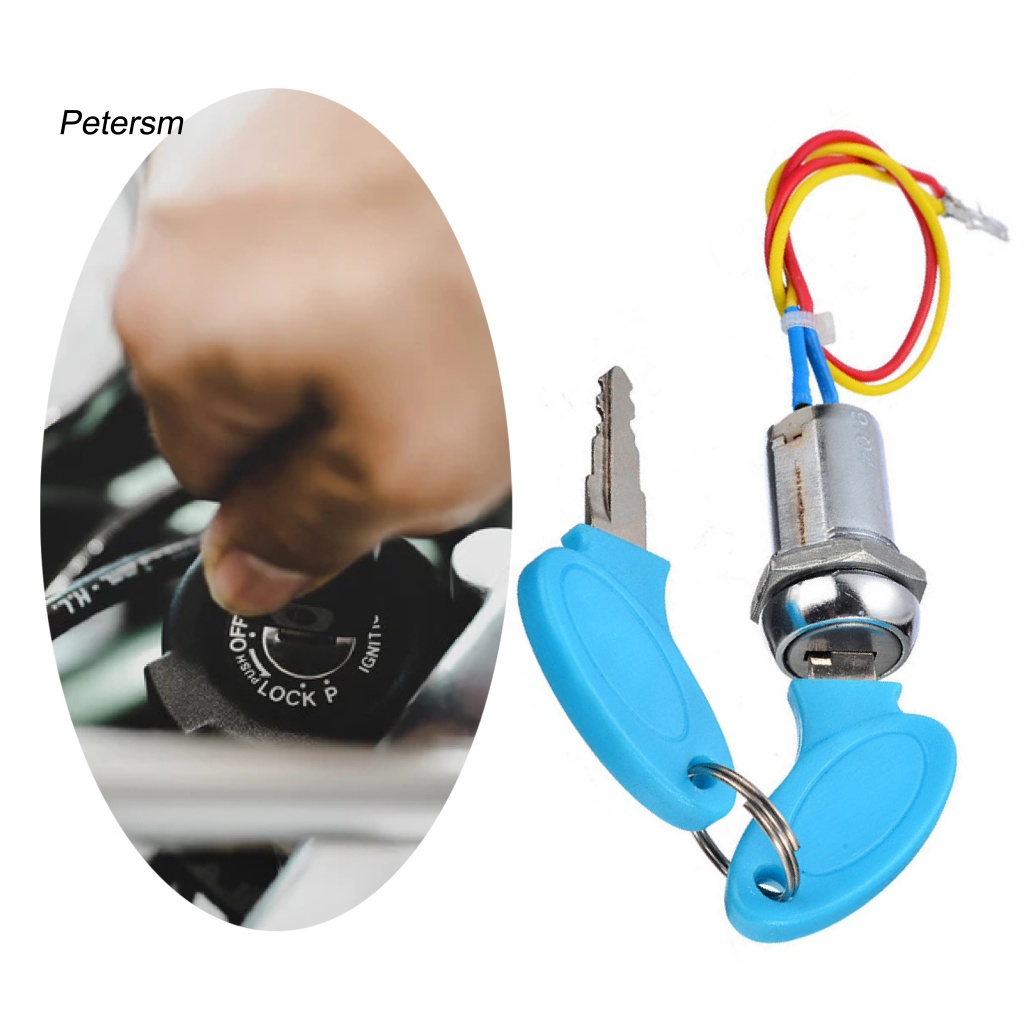 Pp 1set Saklar Pengapian Ringan Untuk Motor Metal Ignition Key Switch Lock High Performance