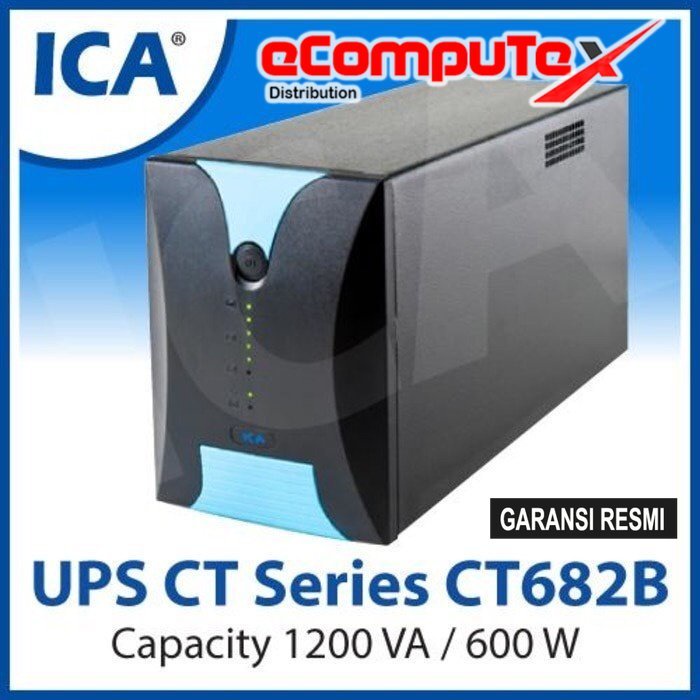 UPS ICA CT-682B CT682B 1200VA / 600 WATT LINE INTERACTIVE GARANSI RESMI