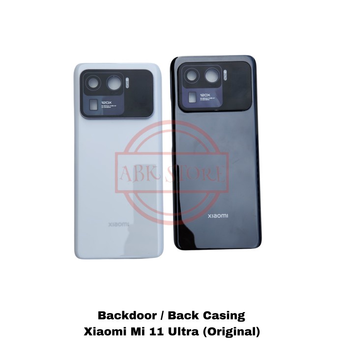 TUTUP BELAKANG BACKDOOR BACKCOVER BACK CASING GLASS XIAOMI MI 11 ULTRA