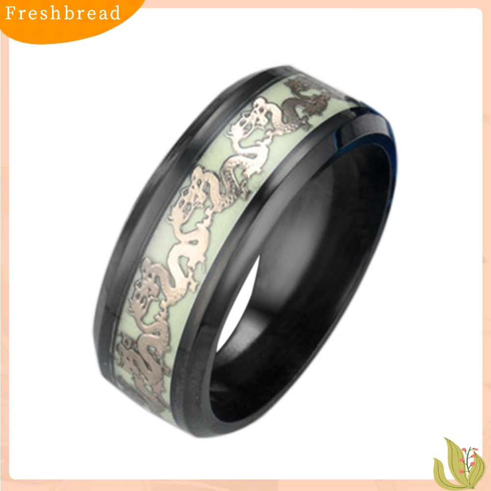 &lt; Freshbread &gt; Fashion Fluorescent Shiny Rings Hadiah Perhiasan Jari Pesta Naga Ganda