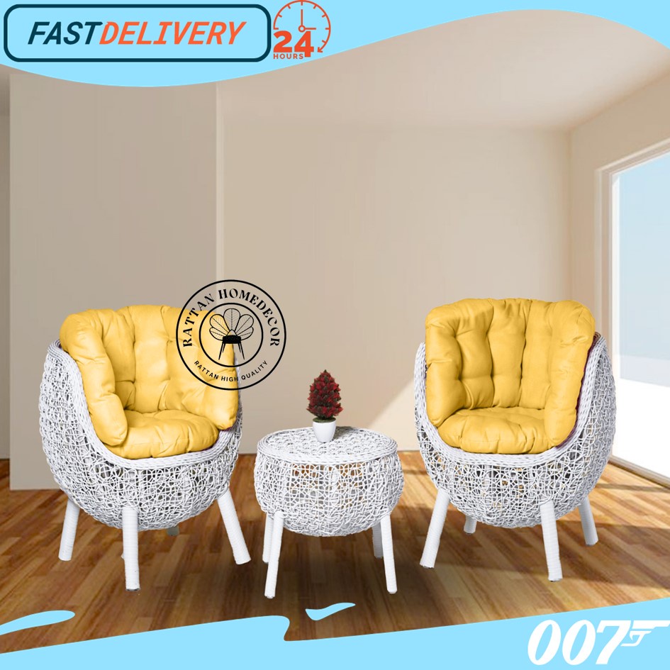 Kursi Teras Brekele Rotan Sintetis