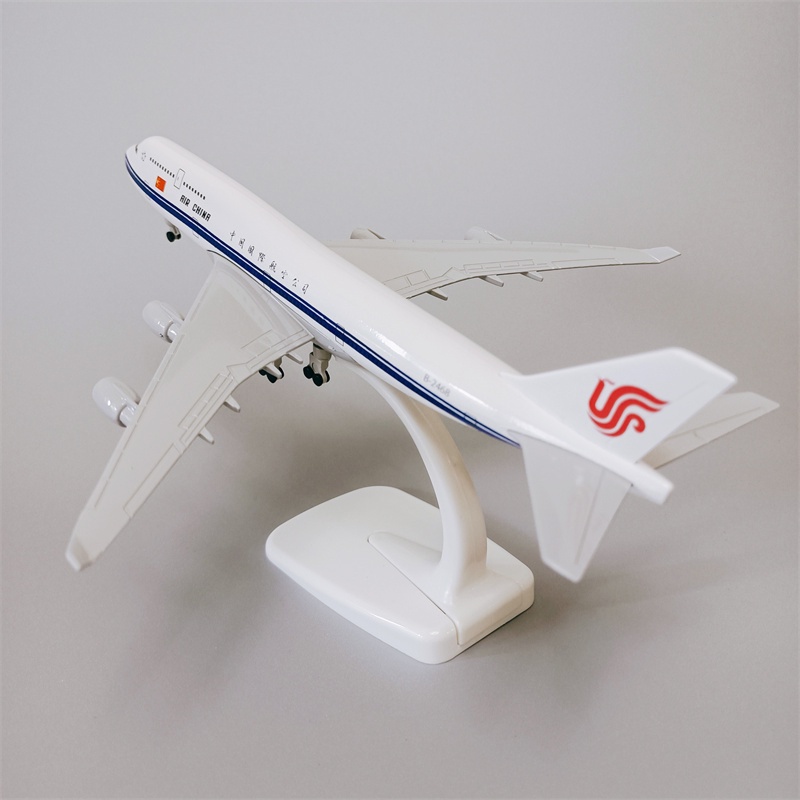 Air China Airlines Boeing 747model Pesawat Diecast Metal B747 Plane Pesawat Mainan Dengan Landing Gear