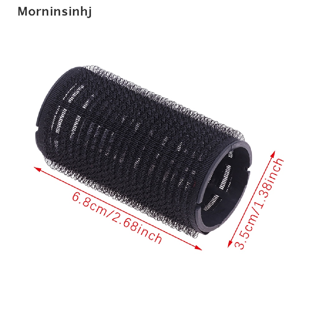 Mornin 3Pcs/Set Black Self Grip Hair Rollers Cling DIY Hairdressing Pengeriting Rambut id