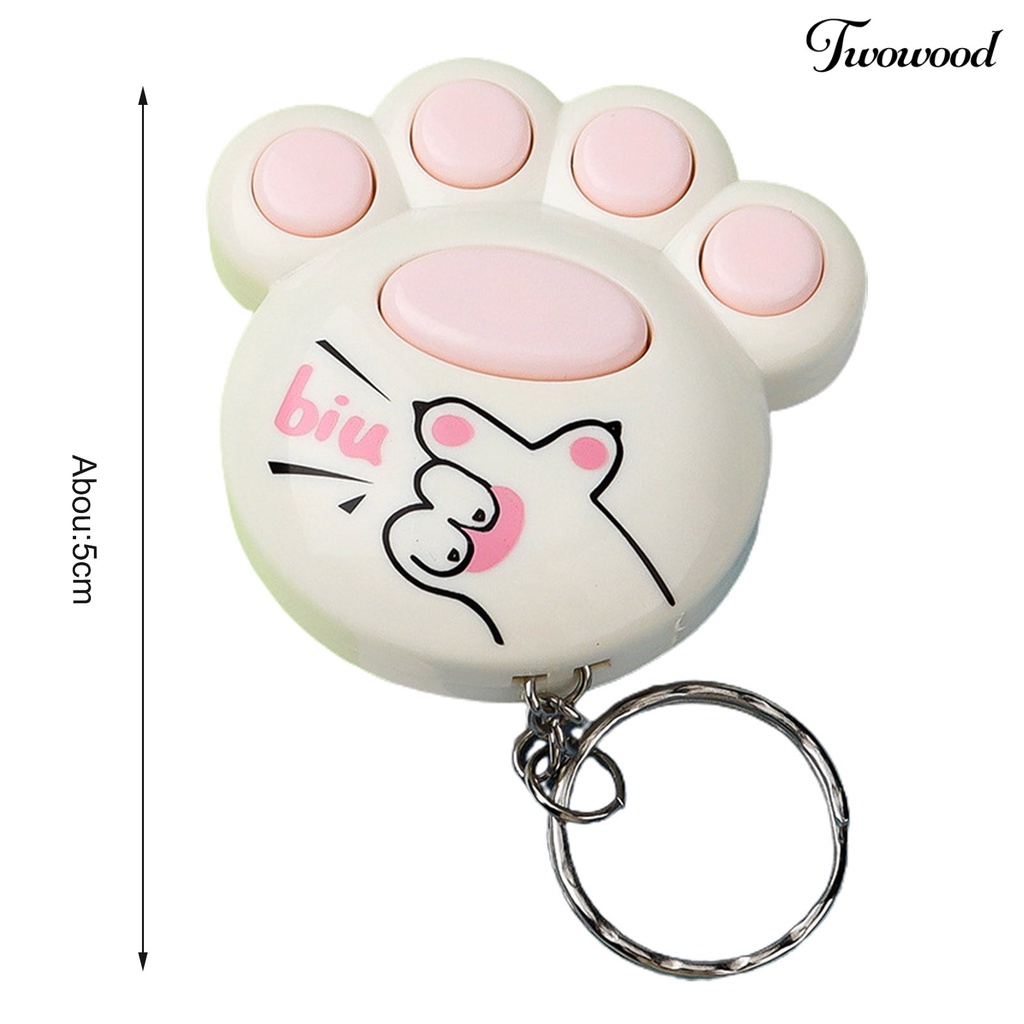 Twowood Brain Game Adorable Decompress Lovely Portable Fall Resistant Sensory Training Plastik Cat Claw Game Mesin Gantungan Kunci Untuk Hadiah