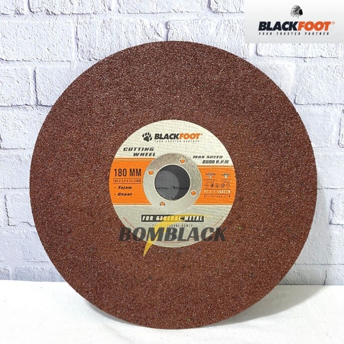 Mata Potong Batu Gerinda Besi 7 inch Gurinda Cutting Wheel BLACKFOOT